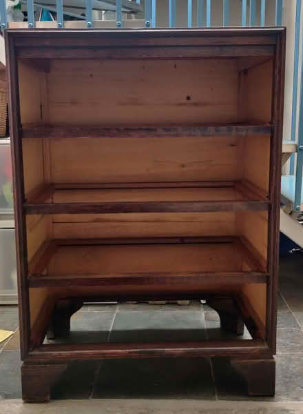 Photo of free 4 drawer dark wood veneer chest of drawers (Bradford on Avon BA15) #3