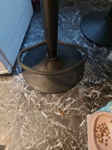 Photo of free Kitchen bar chair x 2 grey velvet (EN3) #2