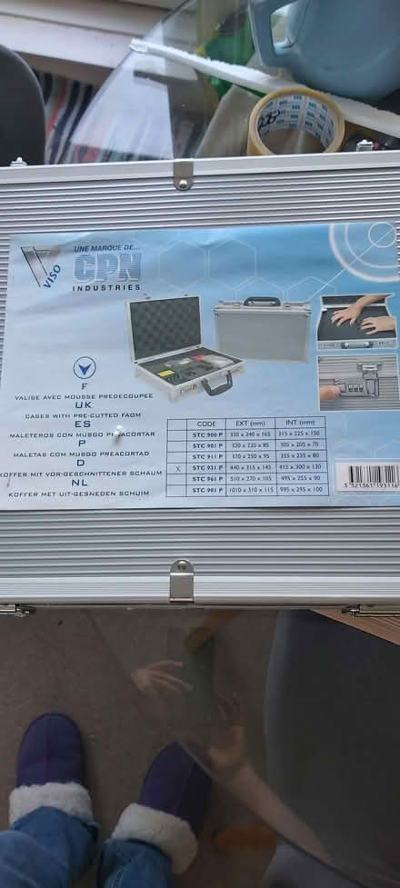 Photo of free Secure lockable case with foam tray inside (Fairfield Park) #1