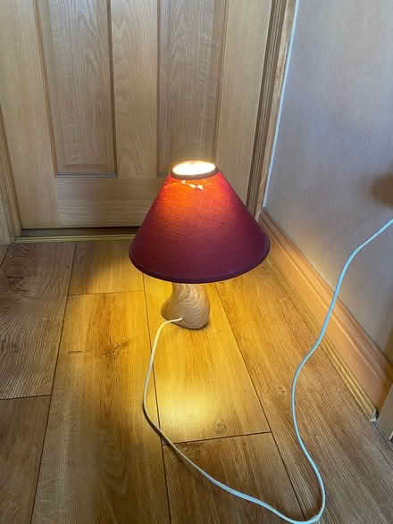 Photo of free Table lamp (purple) (Sandyford) #1