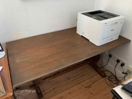 Photo of free Dark wood dining table (The Goggin SY8) #1