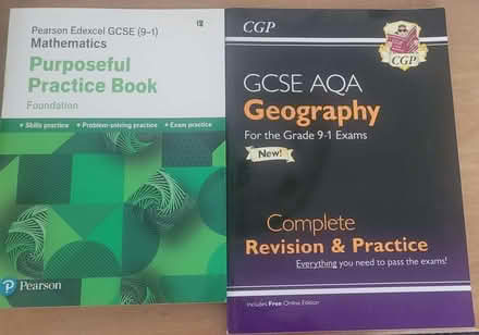 Photo of free GCSE Geography and Maths books (Temple Cowley OX4) #1