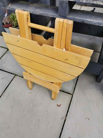 Photo of free Small outdoor garden side table (M35 Failsworth, Manchester) #2