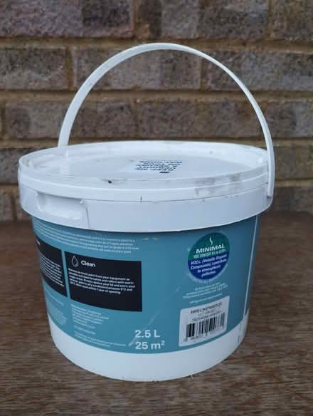 Photo of free Tub of masonry paint (Newport Pagnell MK16) #2