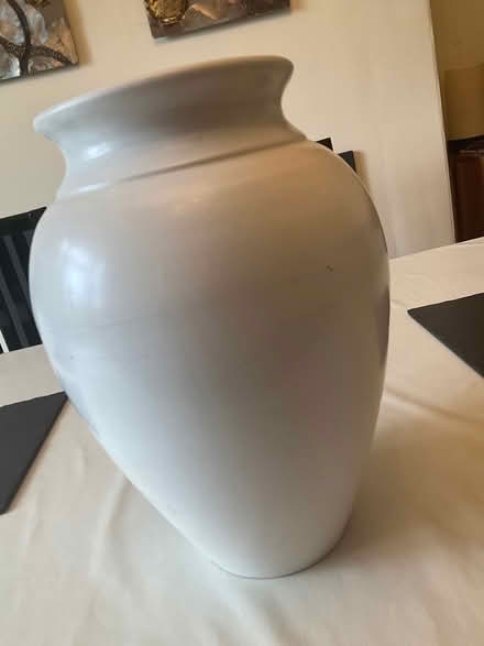 Photo of free Large cream ceramic vase (Bear Flat) #2