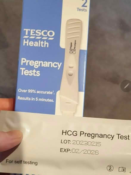 Photo of free 1 Pregnancy Test Exp 2.26 (Taplow, SL6) #1