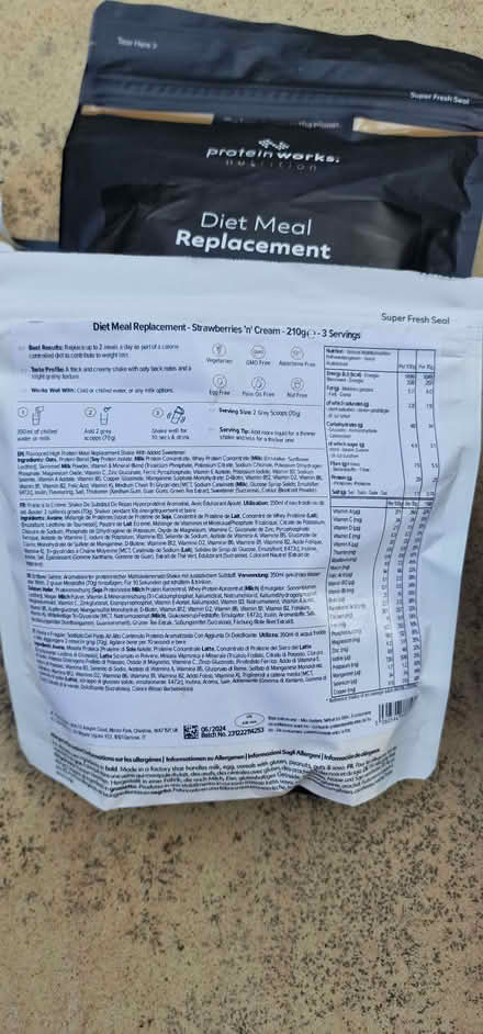 Photo of free Protein Works diet meal replacement powders (Freezywater EN3) #3