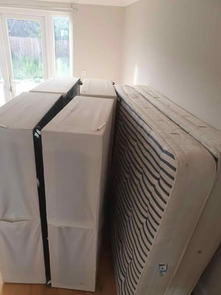 Photo of free Two double beds with mattresses (Colliers wood, SW19) #1