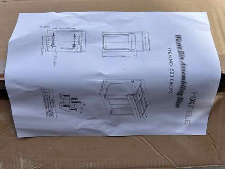 Photo of free Under sink pull out bins - dark grey (Kendal LA9) #3