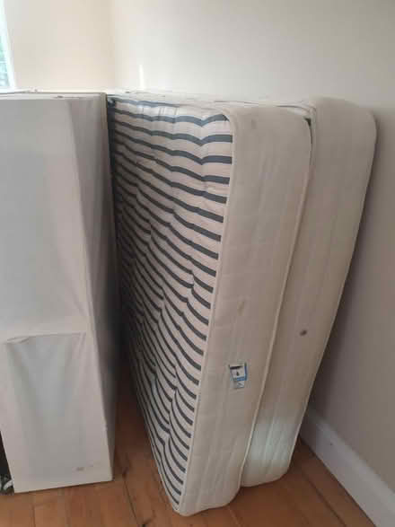 Photo of free Two double beds with mattresses (Colliers wood, SW19) #2