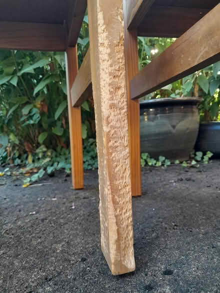 Photo of free 4 wooden dining room chairs (Sutton St. Nicholas HR1) #3