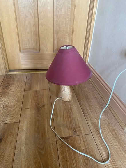 Photo of free Table lamp (purple) (Sandyford) #2