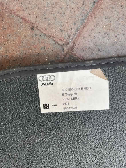 Photo of free Car Mats Audi A3 (Solihull B91) #3