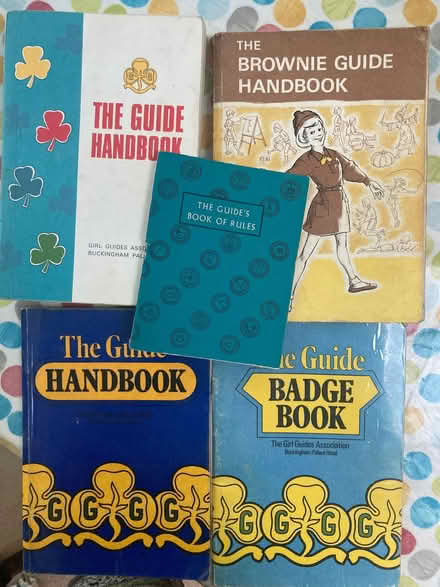 Photo of free Girl Guide & Brownie Guide historic handbooks (Witham CM8) #1