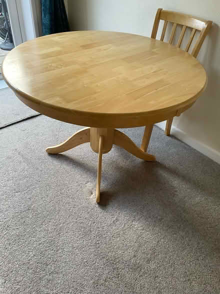 Photo of free Round Dining Table and Chairs (Charlton Marshall) #1