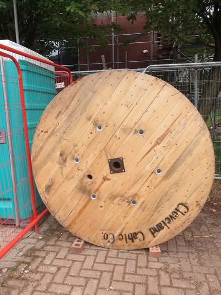 Photo of free Big wooden cable bobbin (Leeds LS2) #2