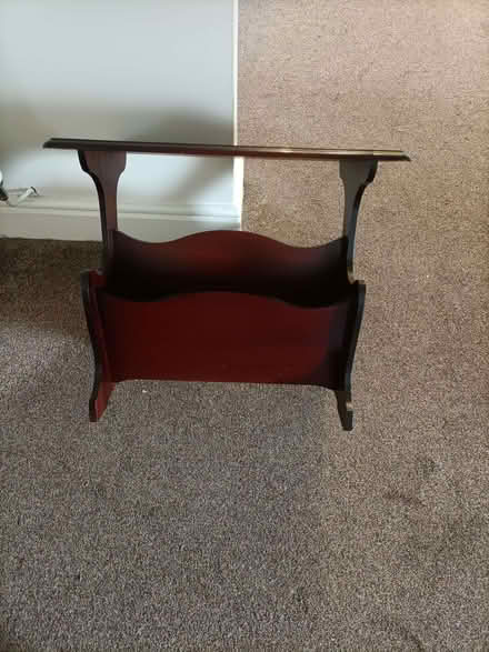 Photo of free Table with magazine rack. (Penrith CA11) #4