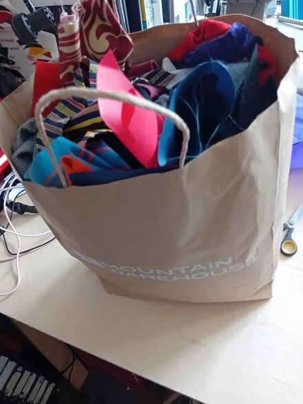Photo of free Bag of fabric pieces (BH9) #1