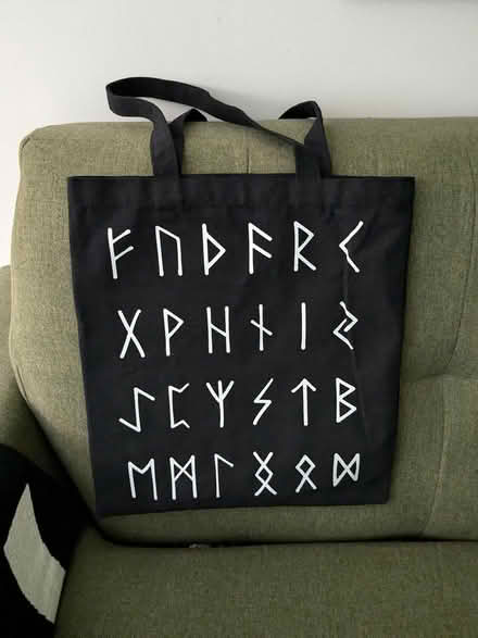 Photo of free Icelandic runes tote (Courthouse / Colonial Village) #1