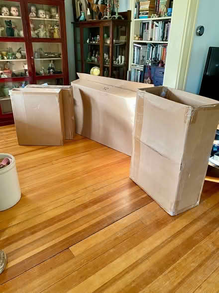 Photo of free Large sturdy cardboard boxes (West Medord) #1