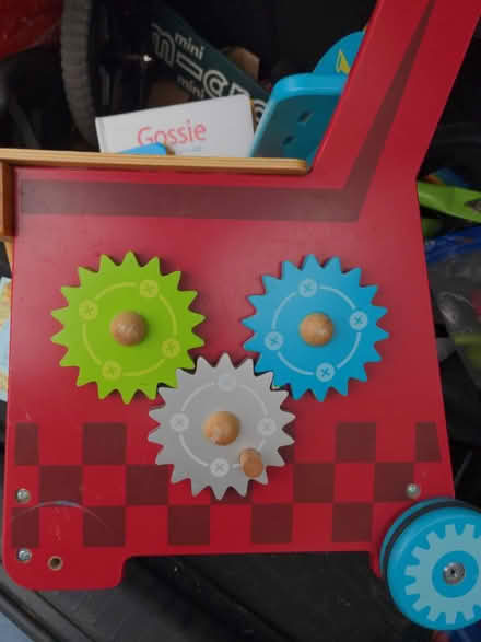 Photo of free ELC Toddler walker and tool station (Honor oak) #3