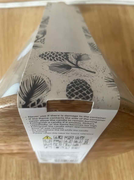 Photo of free Habitat Fir Balsam Confetti Glass Tree Candle 190g (Chigwell Row IG7) #2