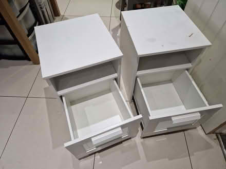 Photo of free IKEA white nightstands x2 (Canklow S60) #3