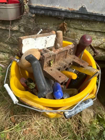 Photo of free Two buckets. Multiple tools (Eastbourne BN22) #1