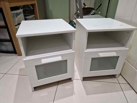 Photo of free IKEA white nightstands x2 (Canklow S60) #2