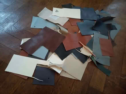 Photo of free Leather offcuts/samples, variety of colours (St Andrew's BS7) #1