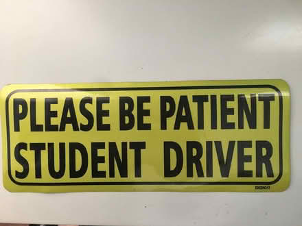 Photo of free Student Driver sticker (El Cerrito) #1