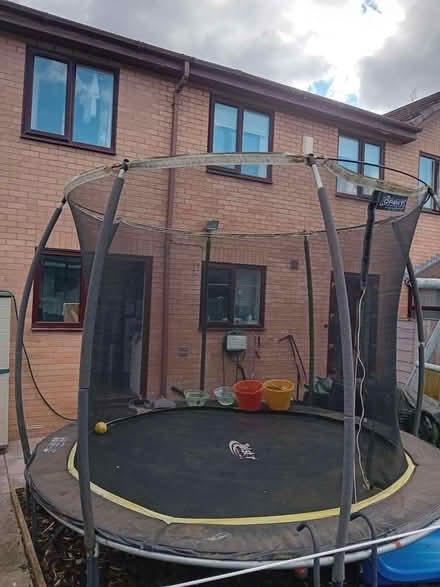 Photo of free 12 foot trampoline (Woolfold BL8) #1