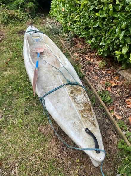 Photo of free Old kayak and paddle (Critchill BA11) #2