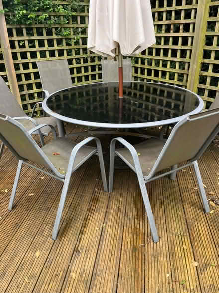 Photo of free Large Garden Table and Chairs (Merrow GU1) #1