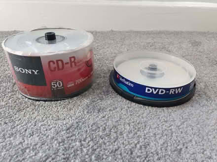 Photo of free CD-Rs and DVD-RWs (Knightswood G13) #1