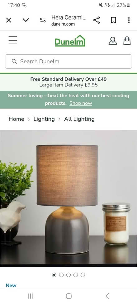 Photo of Table lamp (Silloth CA7) #1