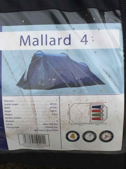Photo of free Mallard 4 tent (Stony Stratford MK11) #1