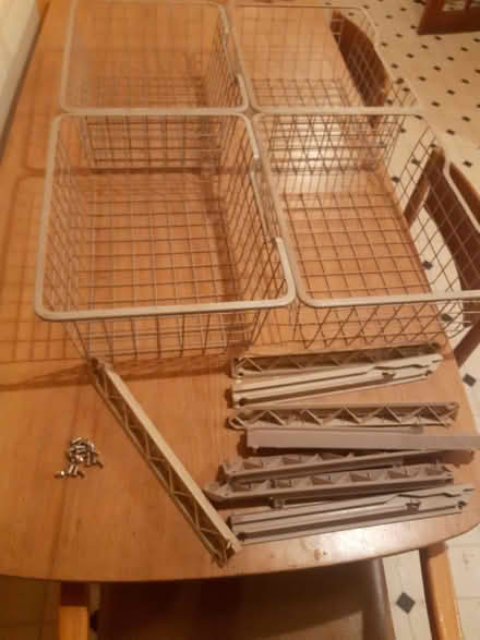 Photo of free 4 Ikea wire baskets with runners (Grassendale L19) #1