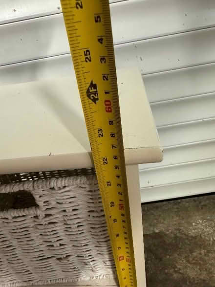 Photo of free White double drawer unit (Gayton CH60) #3