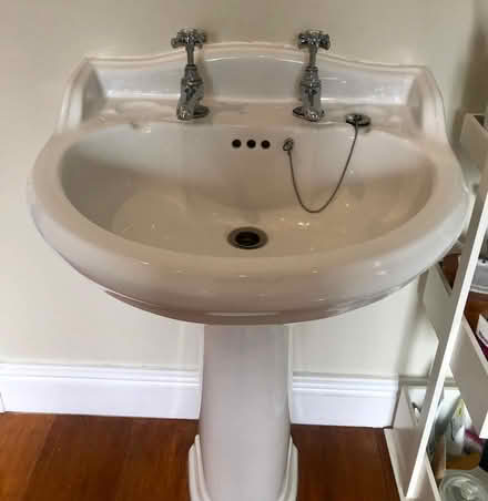 Photo of free Bathroom basin and taps (Heswall CH60) #2