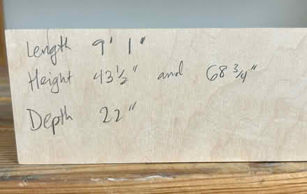 Photo of free Wooden Storage Shelves (Greentree) #2