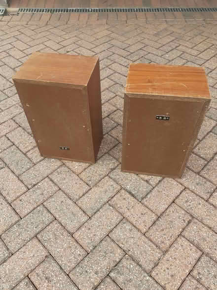 Photo of free Two old speakers ,teak finish . (Croham CR2) #2