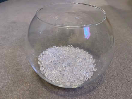 Photo of free Glass display bowl plastic diamonds (SW4) #1