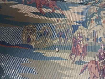 Photo of free Setee with horse pattern (3705 N Lincoln Ave.) #4