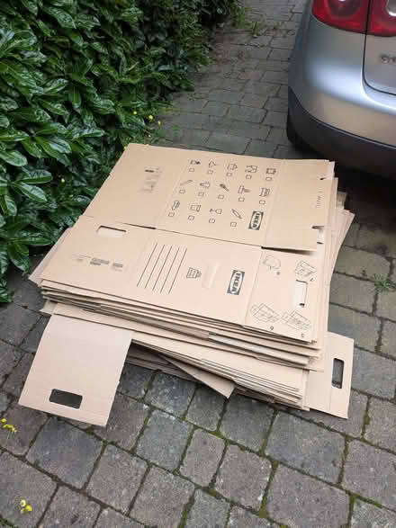 Photo of free IKEA DUNDERGUBBE moving boxes (50×31×40 cm) (Dean Court OX2) #1