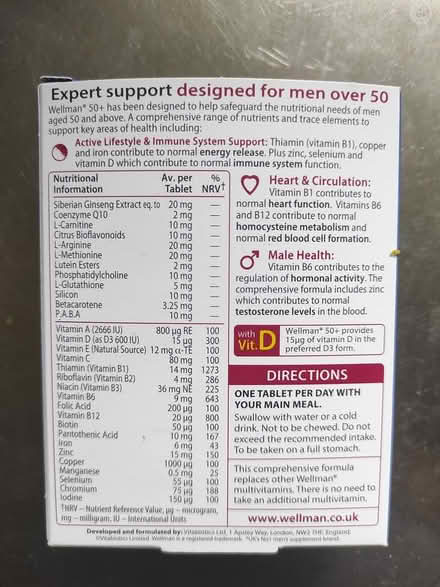 Photo of free Men's vitamins (Bollington SK10) #2