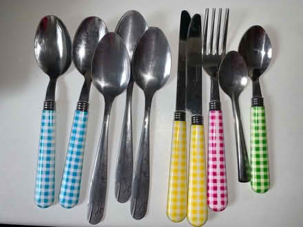 Photo of free Mix cutlery and Assorted Glass Cups (Armley LS12) #1