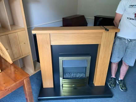 Photo of free Electric fire & mantle surround (Werrington) #2