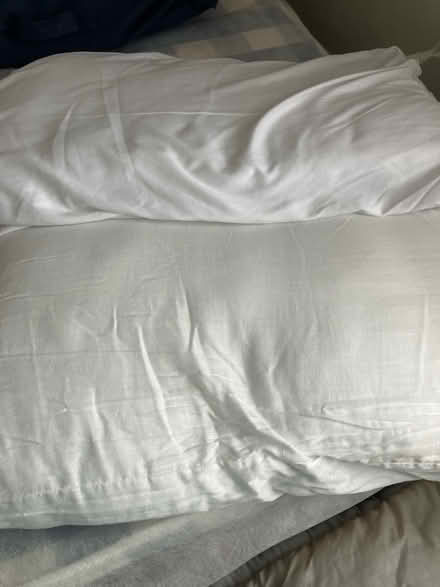Photo of free Double duvet and two pillows (SW20) #2