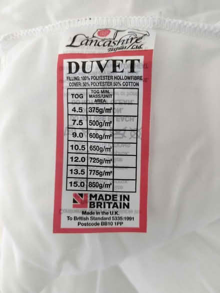 Photo of free King size duvet 1 tog (Stirling FK9) #2